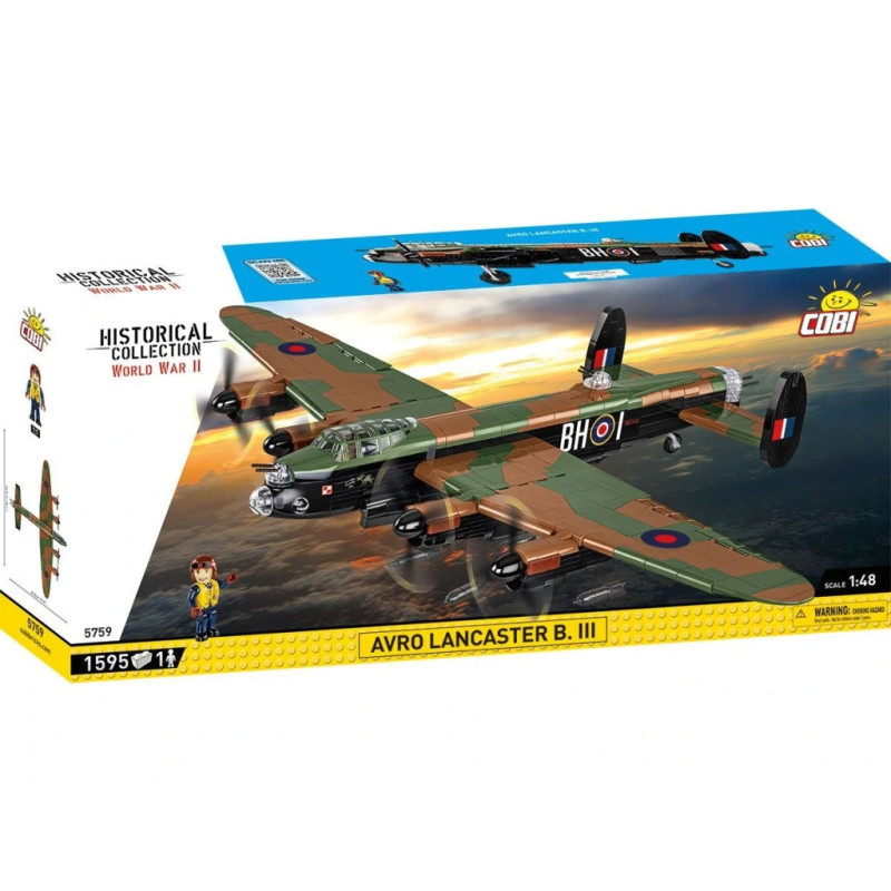 Cobi 5759 II WW Avro Lancaster B. III, 1:48, 1595 k, 1 f