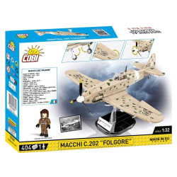 Cobi 5760 II WW Macchi C.202 FOLGORE, 1:32, 404 k, 1 f