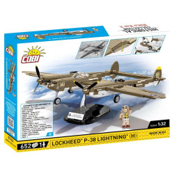 Cobi 5763 II WW Lockheed P-38 Lightning (H), 1:32, 652 k, 1 f