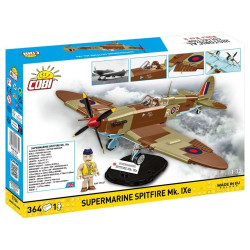 Cobi 5764 II WW Supermarine Spitfire Mk. IXe, 1:32, 364 k, 1 f