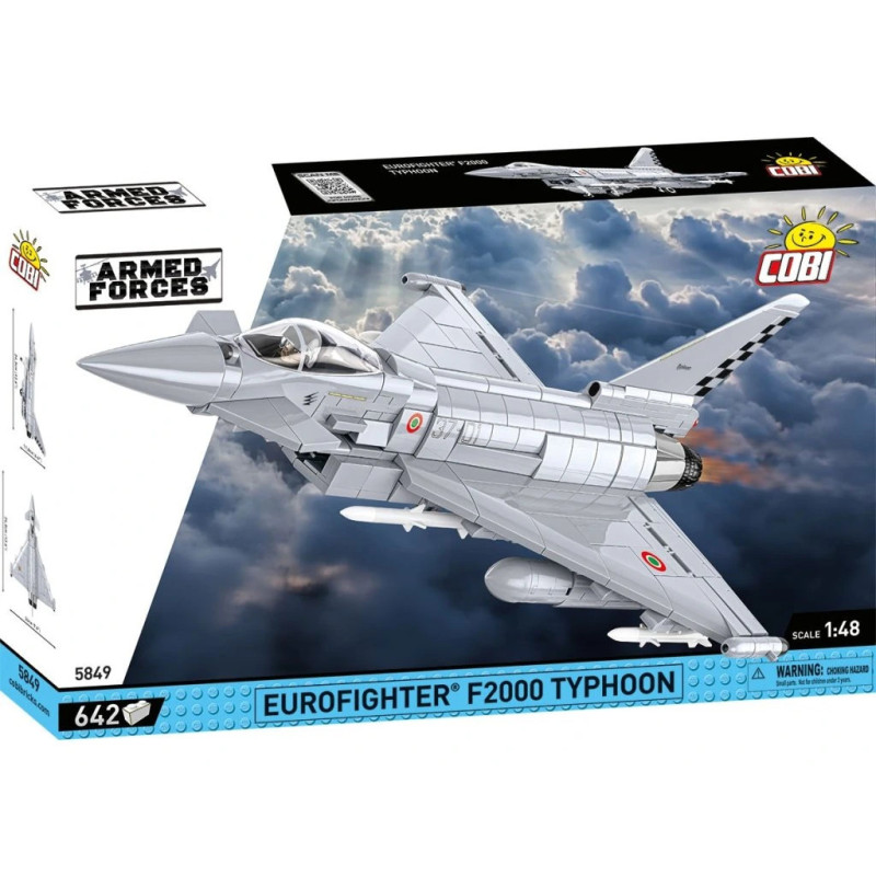 Cobi 5849 Armed Forces Eurofighter F2000 Typhoon Italy, 1:48, 642 k