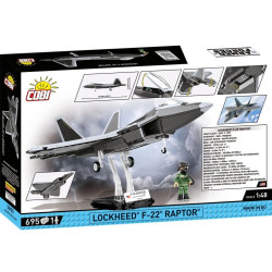Cobi 5855 Armed Forces Lockheed F-22 Raptor, 1:48, 695 k, 1 f