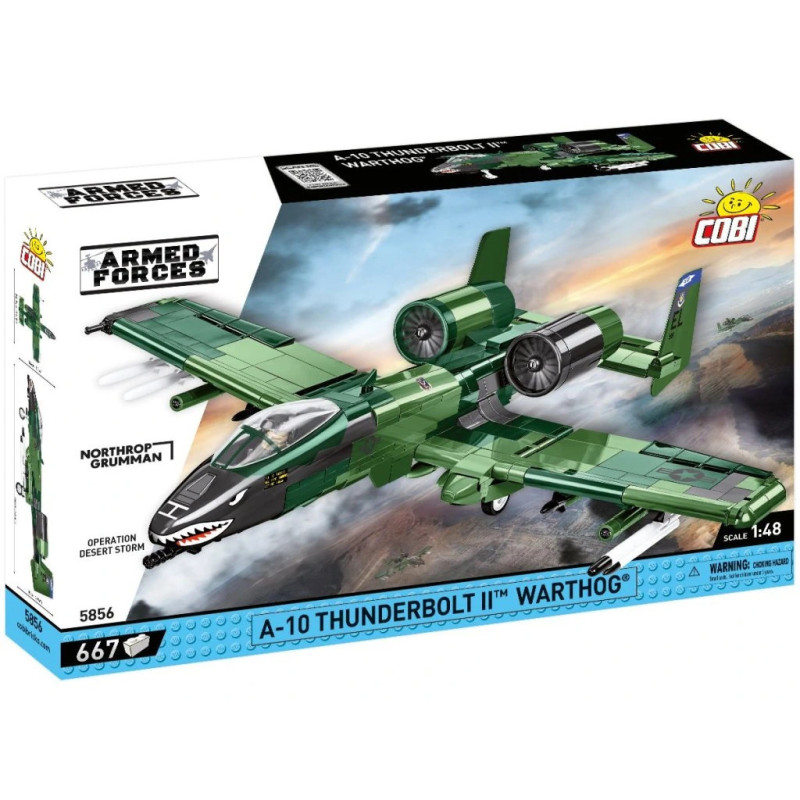 Cobi 5856 Armed Forces A-10 Thunderbolt II Warthog, 1:48, 667 k