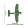 Cobi 5860 II WW North American P-51D Mustang, 1:48, 152 k