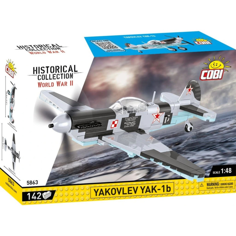 Cobi 5863 II WW Jakovlev JAK-1b, 1:48, 142 k
