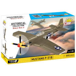 Cobi 5869 II WW Mustang P-51B, 1:48, 155 k