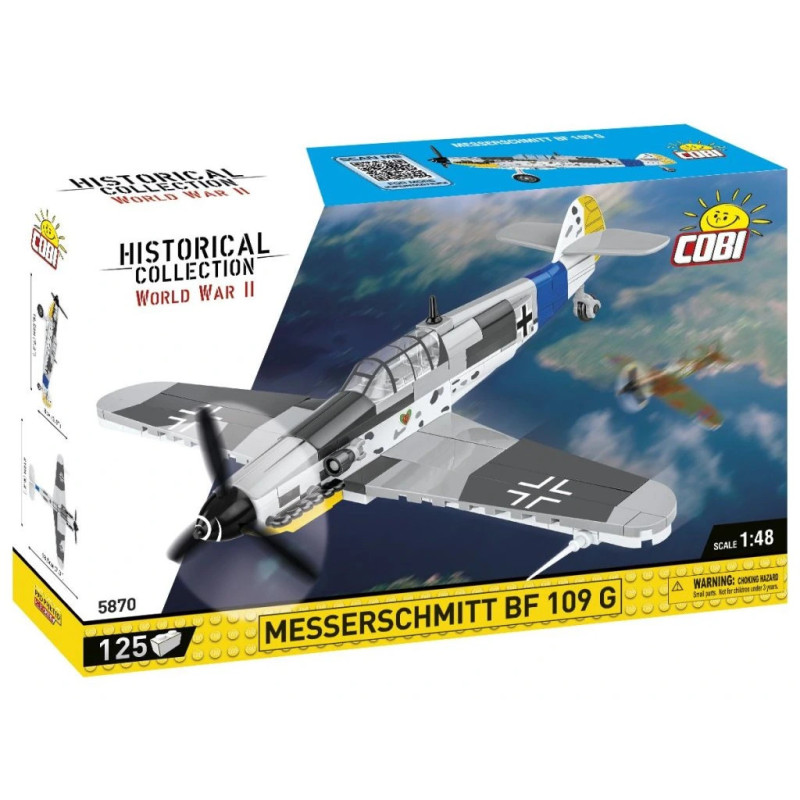 Cobi 5870 II WW Messerschmitt BF 109 G, 1:48, 125 k
