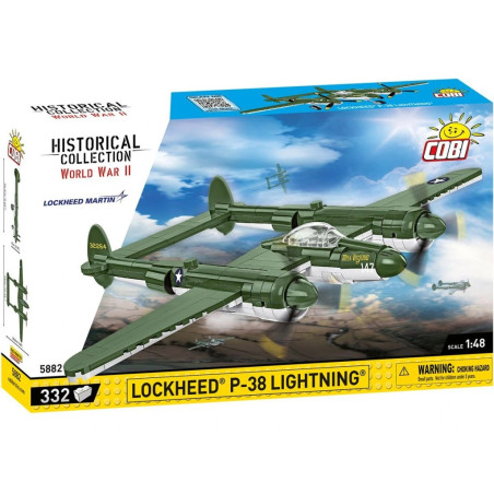 Cobi 5882 II WW Lockheed P-38 Lightning, 1:48, 332 k