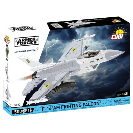 Cobi 5893 Armed Forces F-16 AM Fighting Falcon, 1:48, 500 k, 1 f
