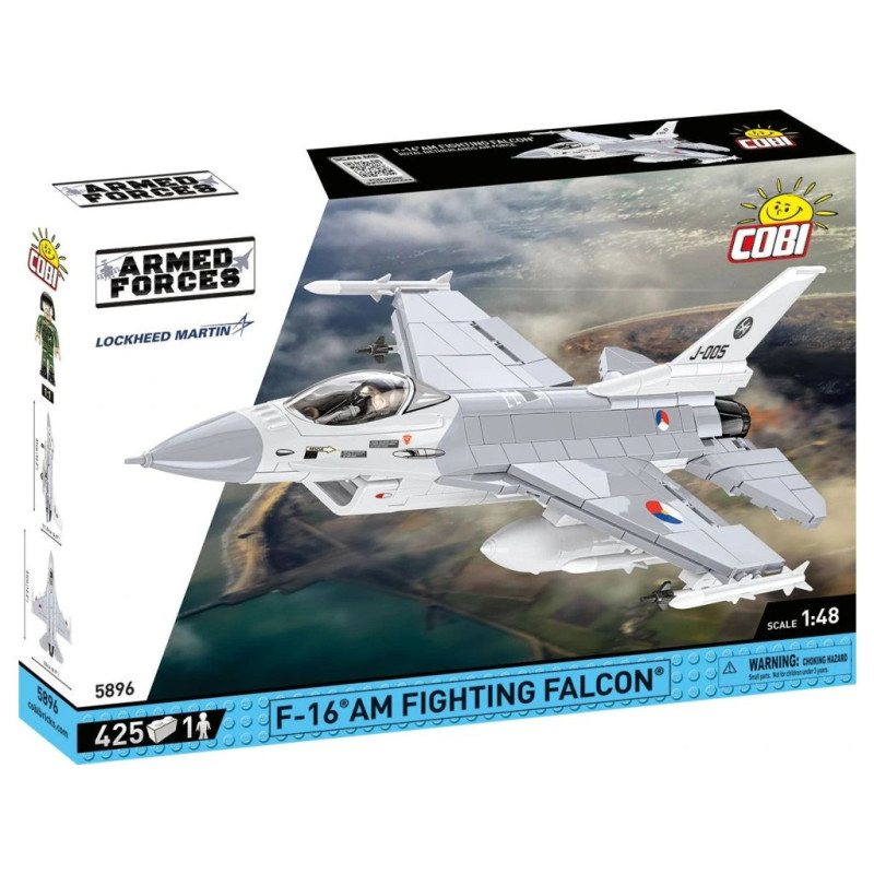 Cobi 5896 Armed Forces F-16 AM Fighting Falcon, 1:48, 425 k, 1 f