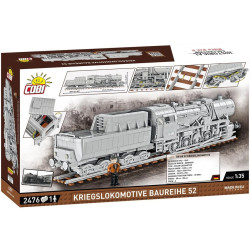 Cobi 6281 Kriegslokomotive Baureihe 52, 1:35, 2476 k, 1 f