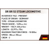 Cobi 6282 DRB Class 52 parní lokomotiva, 1:35, 2505 k, 1 f