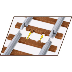 Cobi 6284 Schwerer plattformwagen type SSYS, 1:35, 424 k, 1 f