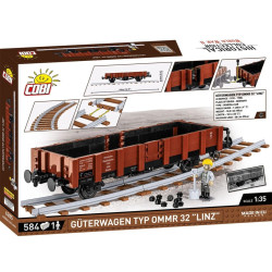 Cobi 6285 Nákladní vagón typ Ommr 32 LINZ, 1:35, 584 k, 1 f