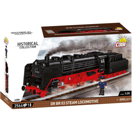 Cobi 6288 Parní lokomotiva DR BR 03, 1:35, 2564 k, 1 f