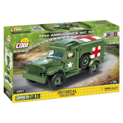 Cobi 2257 II WW Dodge WC 54 sanitka D-DAY, 1:35, 293 k, 1 f