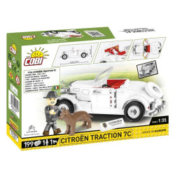 Cobi 2264 1934 Citroën Traction 7C, 1:35, 199 k, 1 f, 1 pes