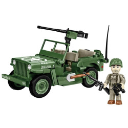 Cobi 2296 II WW Willys MB D-DAY, 1:35, 132 k, 1 f