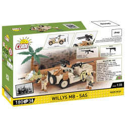 Cobi 2298 II WW Willys MB D-DAY, 1:35, 180 k, 3 f