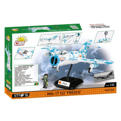 Cobi 2424 Vietnam War MIG-17 FRESCO, 1:32, 577 k, 1 f