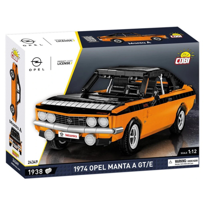 Cobi 24349 1974 Opel Manta A GT/E, 1:12, 1938 k