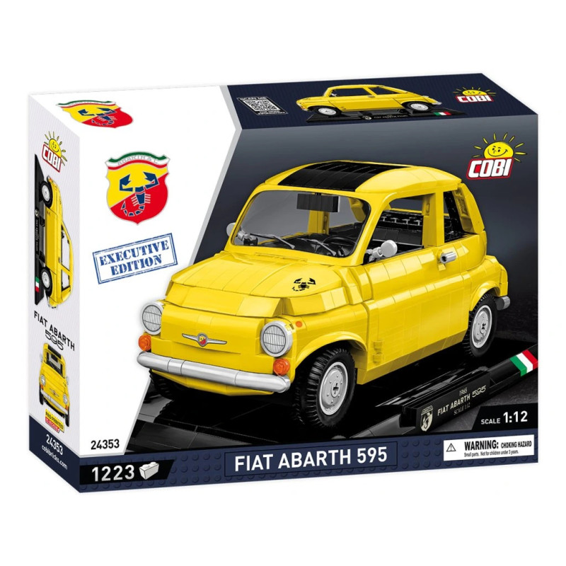 Cobi 24353 Fiat Abarth 595, 1:12, 1223 k, EXECUTIVE EDITION