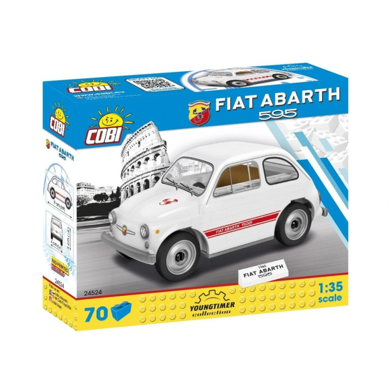 Cobi 24524 Fiat 500 Abarth 595, 1:35, 70 k