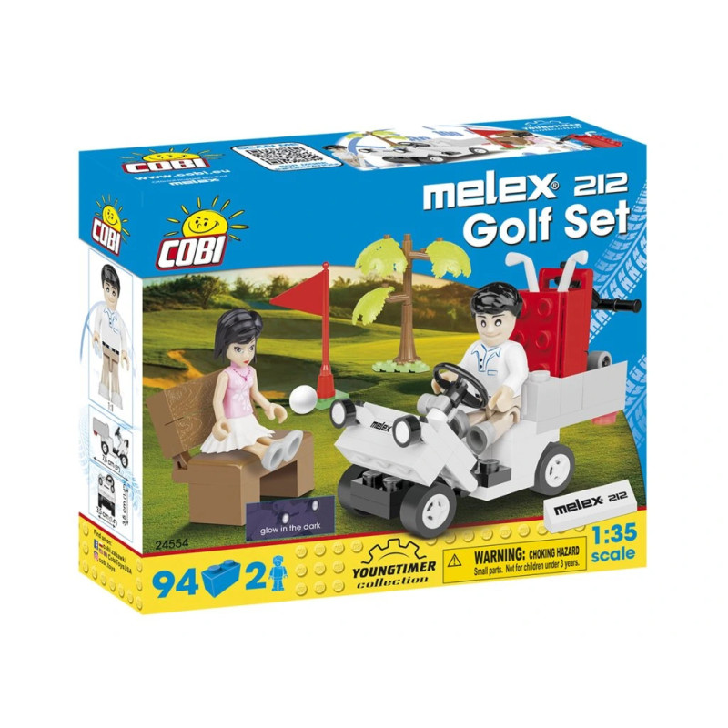 Cobi 24554 MELEX golf vozítko, 1:35, 94 k, 2 f