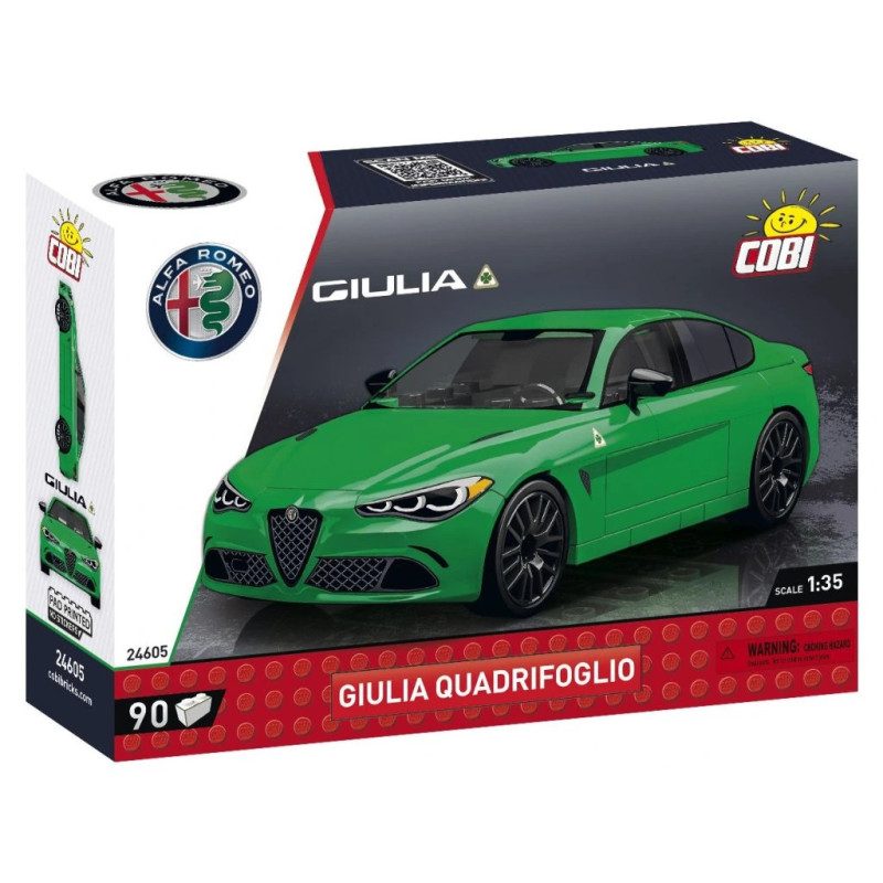 Cobi 24605 Alfa Romeo Giulia Quadrifoglio, 1:35, 90 k