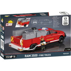 Cobi 24612 RAM 3500 Hasiči, 1:35, 358 k, 1 f