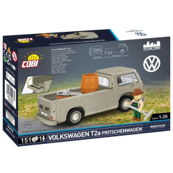 Cobi 24618 Volkswagen T2a Pritschenwagen, 1:35, 151 k, 1 f
