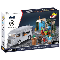 Cobi 24633 Citroën Type H La Petite Boulangerie, 1:35, 397 k, 2 f