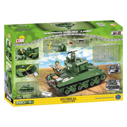 Cobi 2550 II WW Sherman M4A3E2 Jumbo, 720 k, 2 f