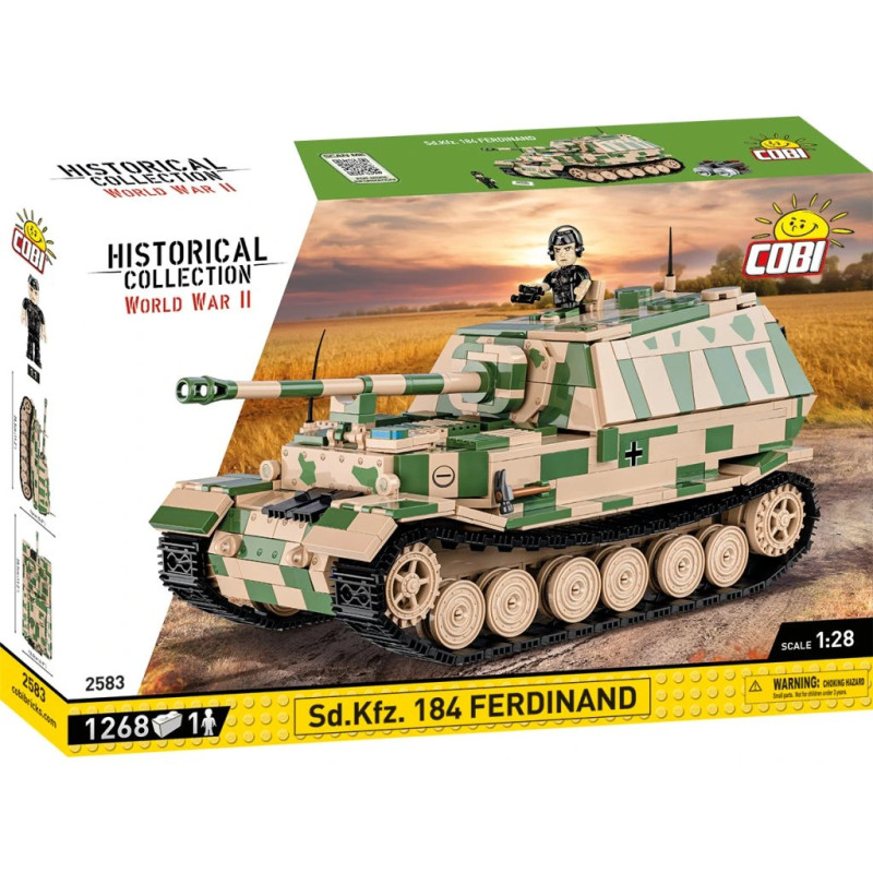 Cobi 2583 II WW Sd. Kfz. 184 Ferdinand, 1:28, 1268 k, 1 f