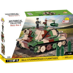 Cobi 2585 II WW 38 cm Sturmmorser Sturmtiger, 1:28, 1100 k, 1 f