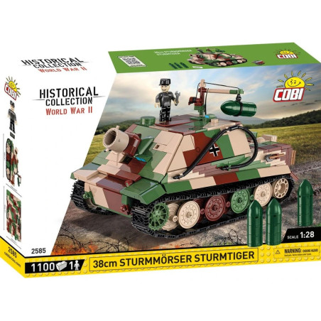 Cobi 2585 II WW 38 cm Sturmmorser Sturmtiger, 1:28, 1100 k, 1 f