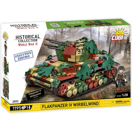 Cobi 2593 II WW Flakpanzer IV Wirbelwind, 1:28, 1195 k, 1 f, EXECUTIVE