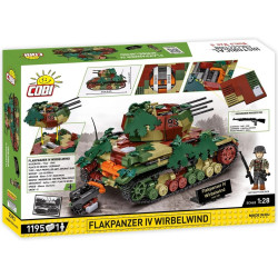 Cobi 2593 II WW Flakpanzer IV Wirbelwind, 1:28, 1195 k, 1 f, EXECUTIVE