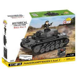 Cobi 2597 II WW Panzerkampfwagen II Ausf. F, 1:28, 813 k, 1 f