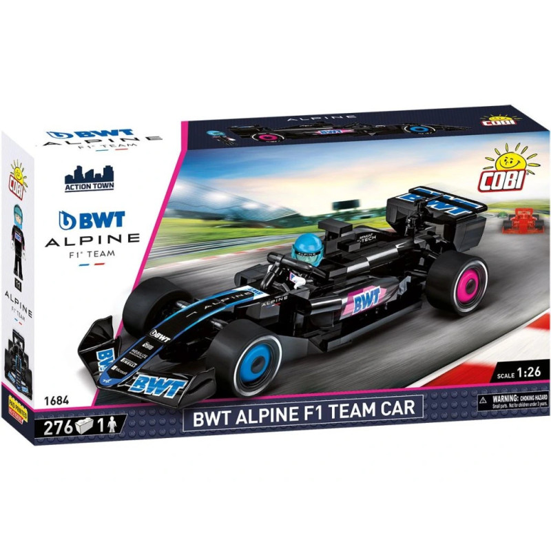 Cobi 1684 BWT Alpine F1 team car, 1:26, 276 k, 1 f