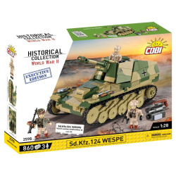 Cobi 2598 II WW Sd. Kfz. 124 WESPE, 1:28, 860 k, 3 f EXECUTIVE EDITION