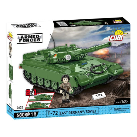 Cobi 2625 Armed Forces T-72 (DDRSOVIET), 1:35, 680 k, 1 f