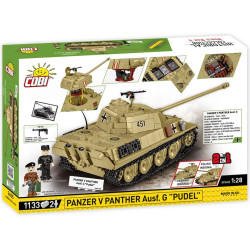 Cobi 2655 II WW Panzer V Panther Ausf. G Pudel, 1:28, 1133 k, 2 f