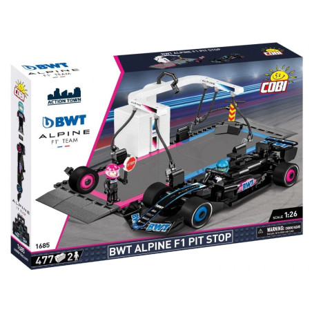 Cobi 1685 BWT Alpine F1 Pit Stop, 1:26, 477 k, 2 f