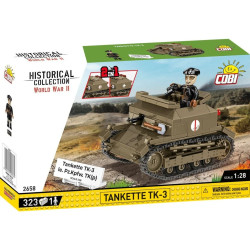 Cobi 2658 II WW Tankette TK-3, 1:28, 323 k, 1 f