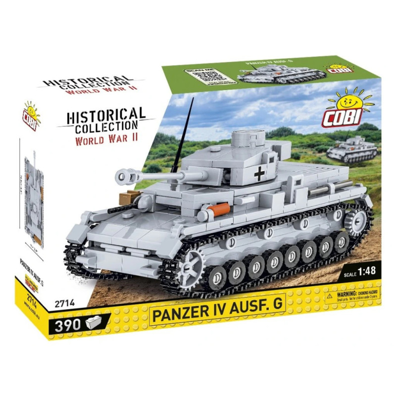 Cobi 2714 II WW Panzer IV Ausf G, 1:48, 390 k