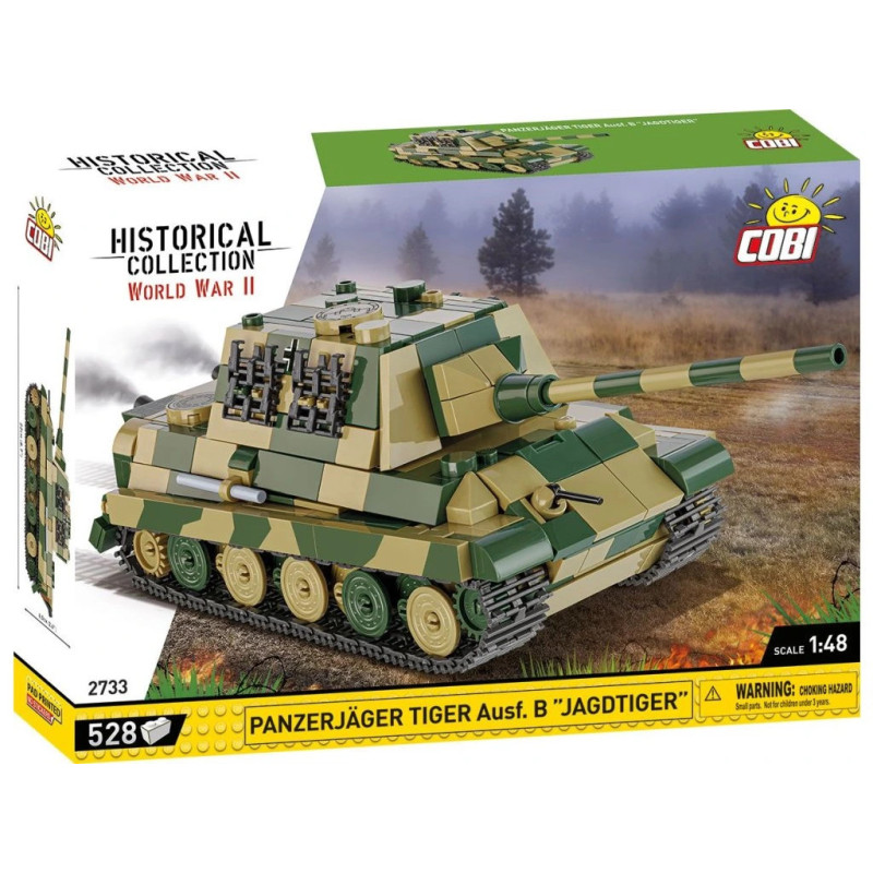 Cobi 2733 II WW Panzerjager Tiger Ausf B Jagdstiger, 1:48, 528 k