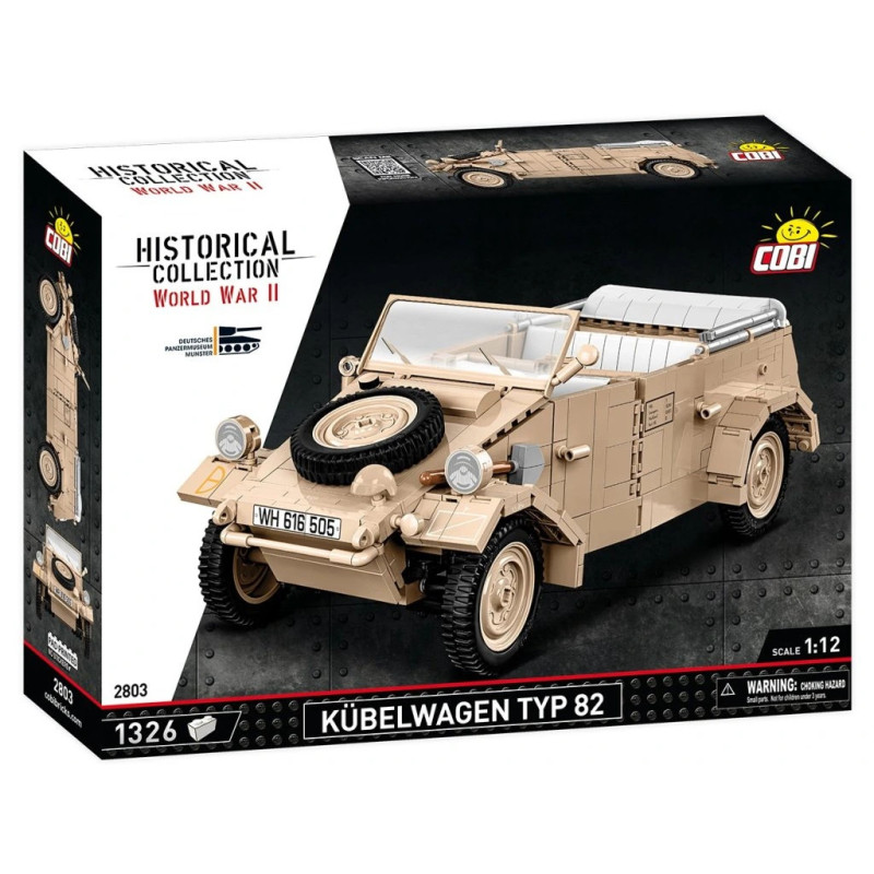 Cobi 2803 Kubelwagen TYP 82, 1:12, 1326 k