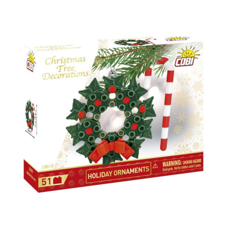 Cobi 20009 Ozdoba na stromeček Věnec, 51 k