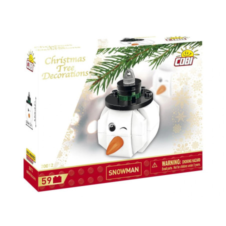 Cobi 20012 Ozdoba na stromeček Sněhulák, 59 k